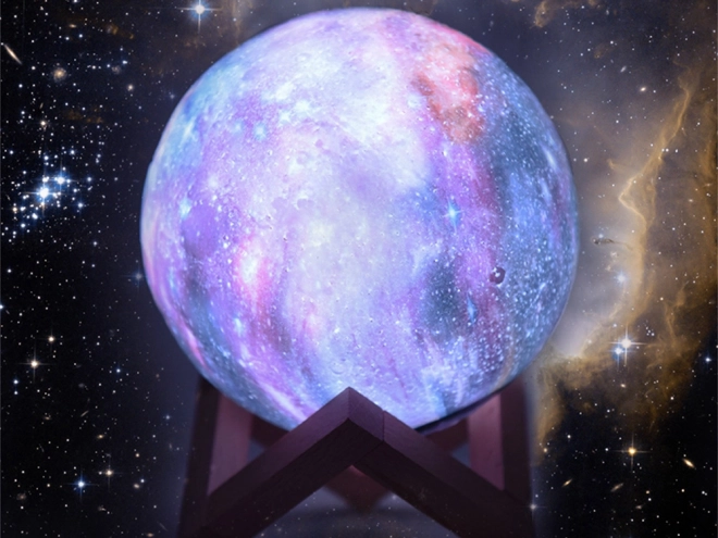 Lampe RGB lunaire 3D avec télécommande