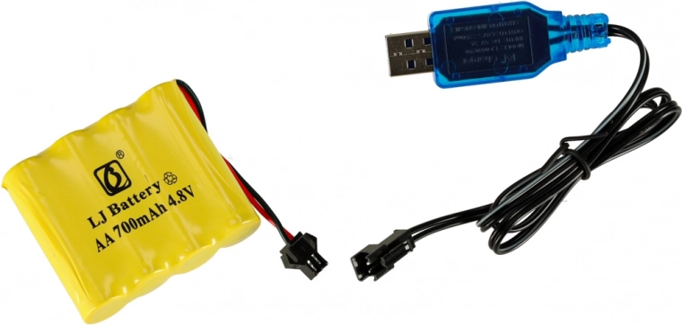 Batterie rechargeable et charge USB