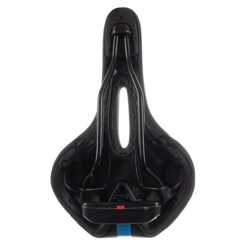 Selle de vélo étroite avec ventilation et feu arrière