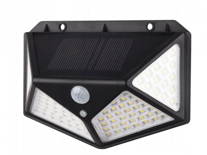 Lampe solaire avec capteur de mouvement et 100 LED