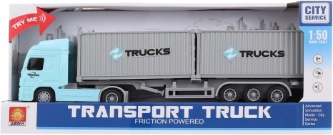 Camion en plastique avec conteneurs à piles