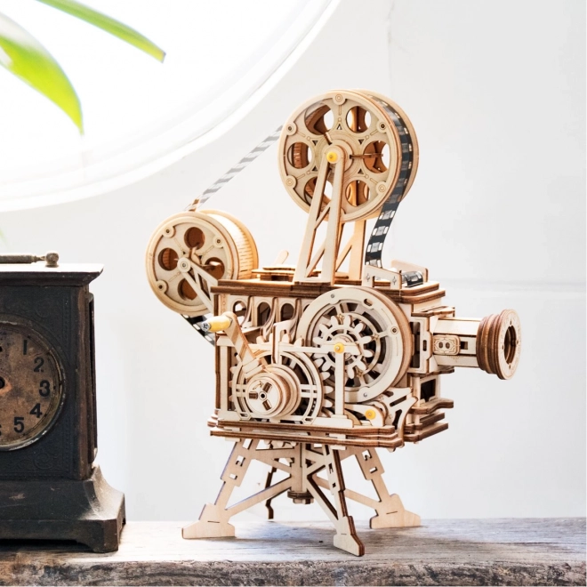 Puzzle mécanique en bois 3D RoboTime Projecteur de film