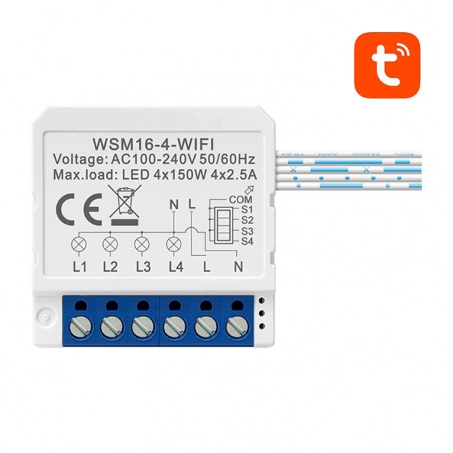 Module de commutation intelligent WiFi Avatto WSM16 TUYA – W4