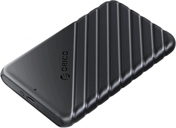 Boîtier externe Orico pro 2,5" HDD/SSD, USB‑C 3.1 Gen1, 6 Gbps, noir