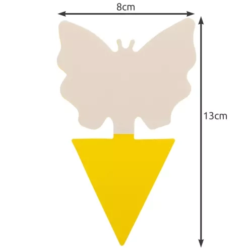 Pièges collants jaunes pour insectes 12 pcs