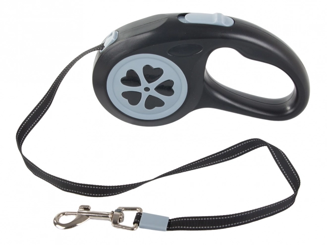 Laisse rétractable automatique pour chiens 5m jusqu'à 15kg