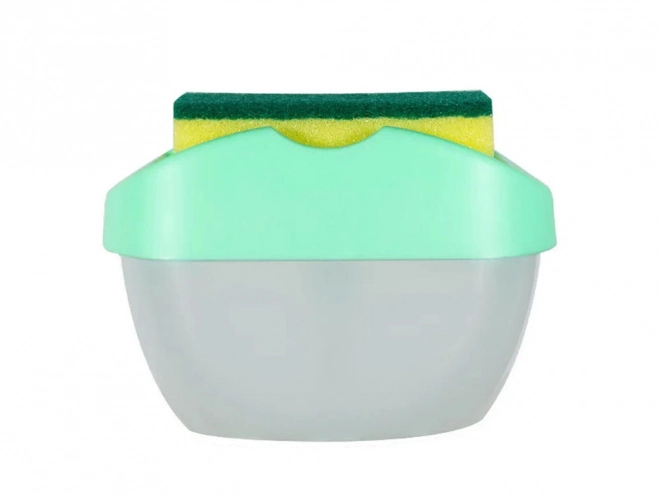 Distributeur de savon avec réservoir pour éponge