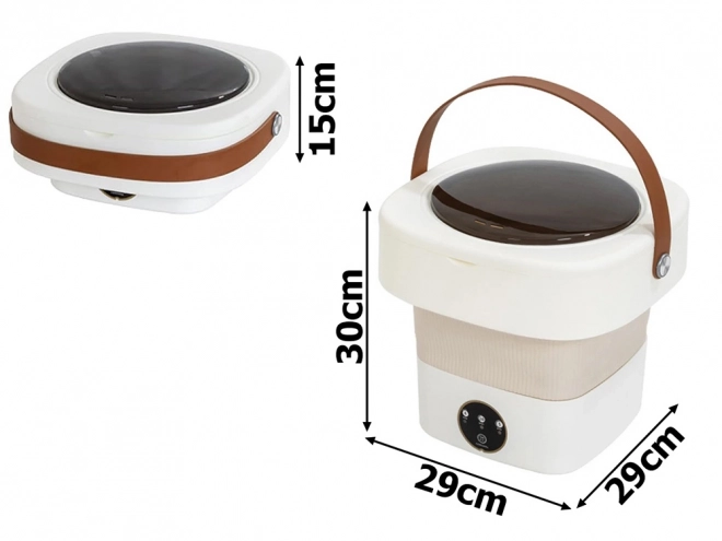 Petite machine à laver de voyage pliable 11L