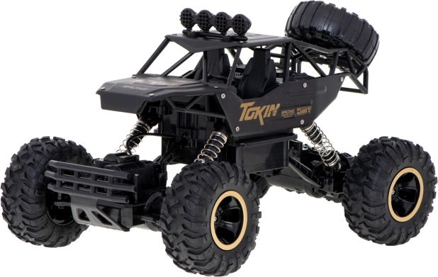 RC rock crawler 4WD 1:12 métal – noir