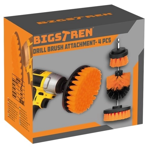 Brosses de nettoyage pour perceuse - 4 pcs