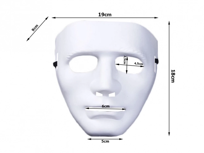 Masque blanc d'Halloween Myers