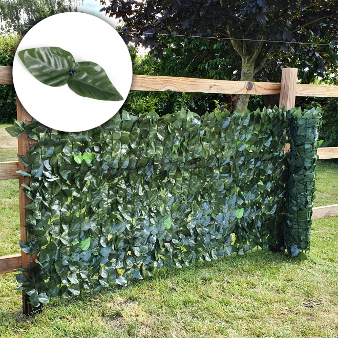 Clôture de lierre artificiel pour balcon et couverture