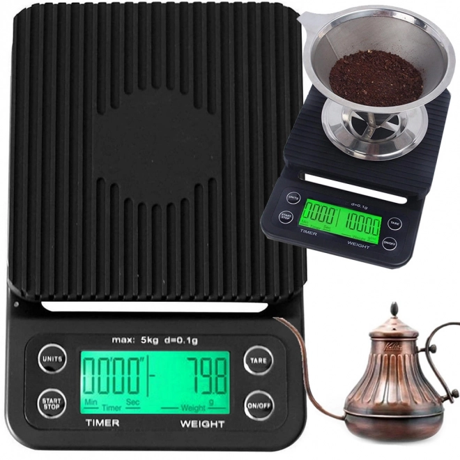 Balance de cuisine électronique pour café