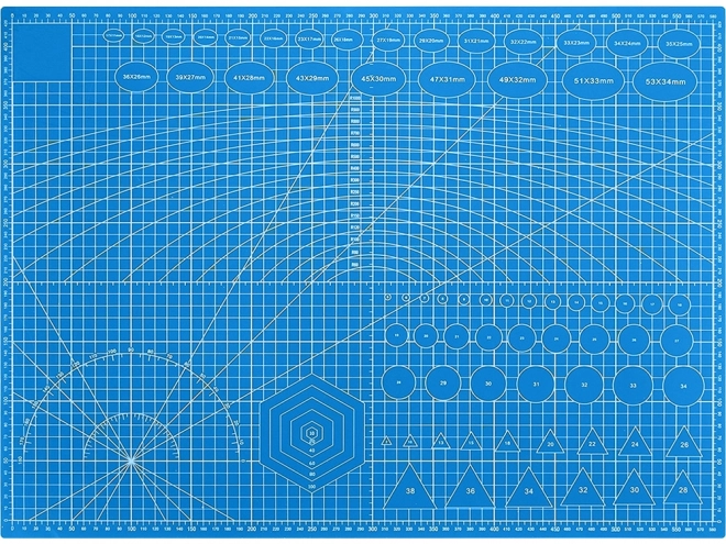 Tapis de découpe auto-régénérant réversible A2