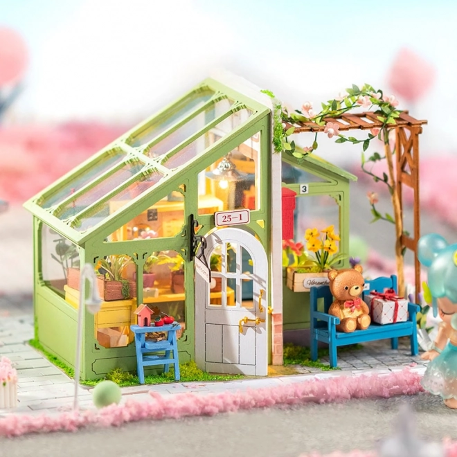 Fleurs de printemps - Maison de poupée miniature DIY