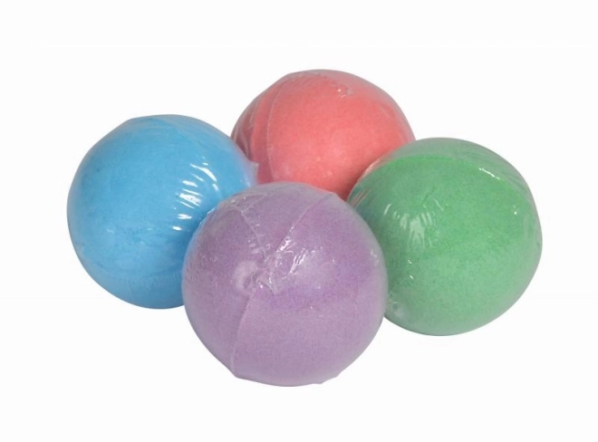 Bombes de bain effervescentes parfumées - 4 pièces