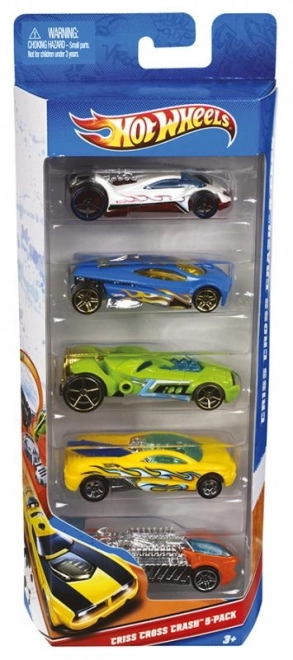 Hot Wheels collection de cinq petites voitures