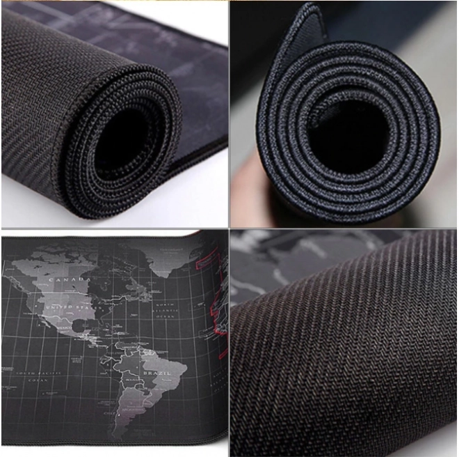 Tapis de souris et clavier XXL gris