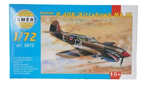 Maquette d'avion Curtiss P-40 K Kittyhawk MK.3