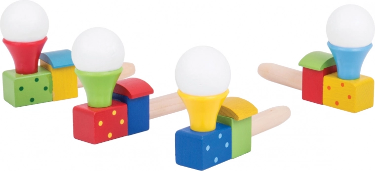 Quatre variantes colorées et joyeuses