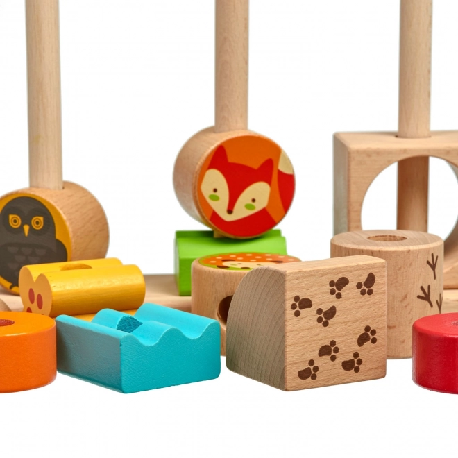 Lucy & Leo Jour et Nuit - puzzle en bois avec modèles