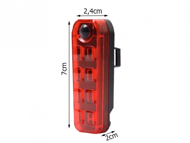 Feu arrière LED pour vélo avec chargement USB