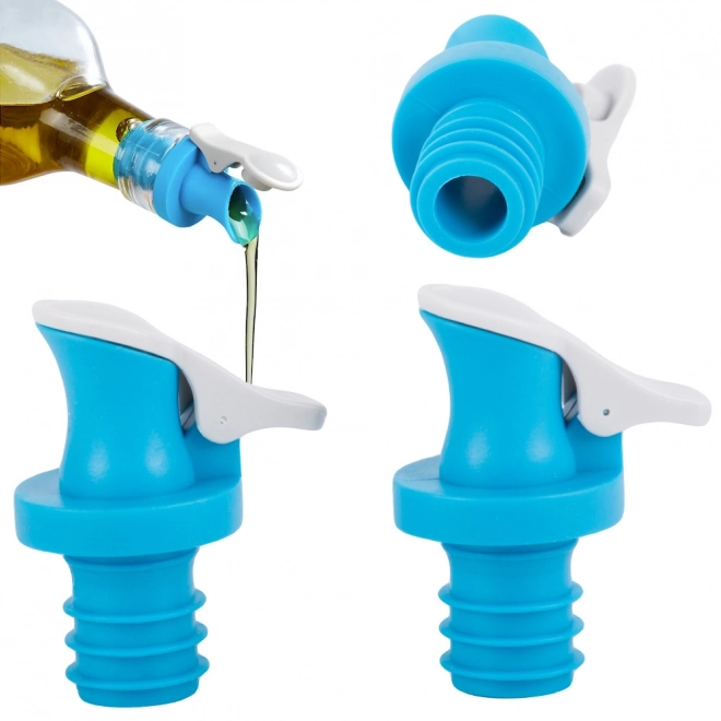 Distributeur de bouteilles d'huile avec bouchon - ensemble de 2 pièces