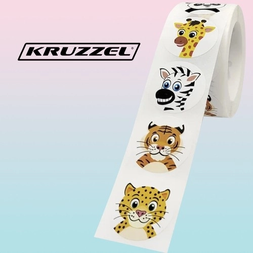 Autocollants de motivation - rouleau de 500 pièces. Kruzzel 22947