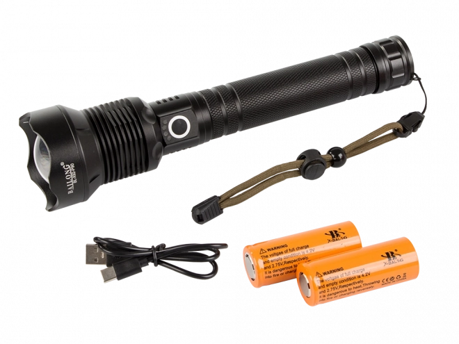 Lampe de poche tactique militaire avec Cree LED XHP90 Zoom Balong