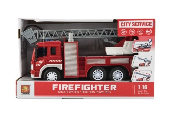 Camion de pompiers avec son et lumière