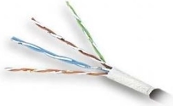 câble FTP blindé cat 5e, conducteur aluminium-cuivre, 305 m