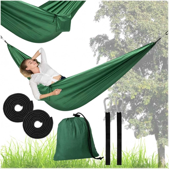 Hamac de camping vert 120kg