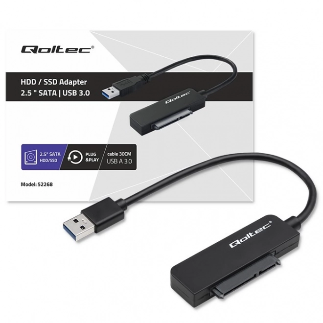 Adaptateur SATA | Adaptateur SSD HDD 2,5" | Super vitesse 5Gb/s | 2TB – USB 3.0