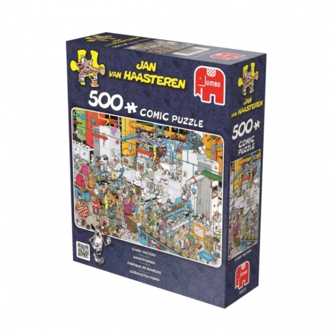 Puzzle géant usine de bonbons 500 pièces