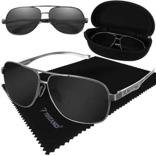 Lunettes de soleil Trizand avec étui et chiffon de nettoyage