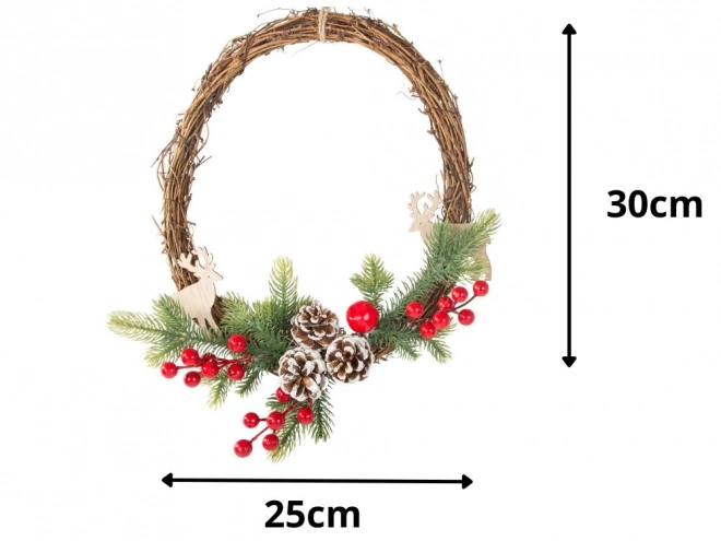 Guirlande de Noël décorative avec ornements