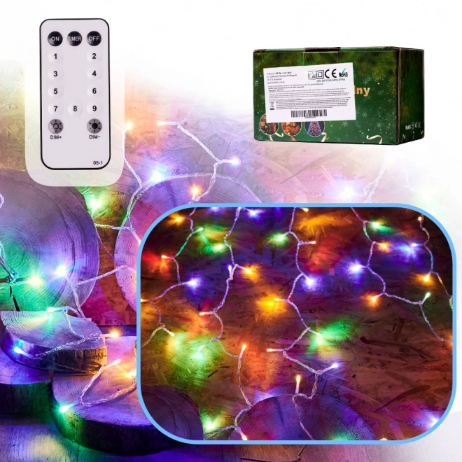 Guirlande LED de Noël avec télécommande 10m