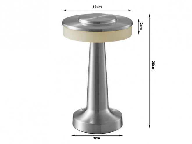 Lampe de chevet tactile 3 étapes pour chambre sans fil