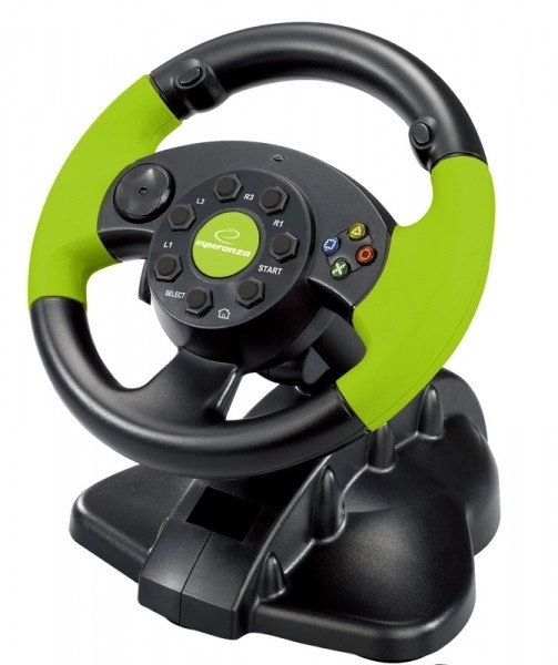 Volant de jeu compact HIGH OCTANE pour PC/Playstation/Xbox