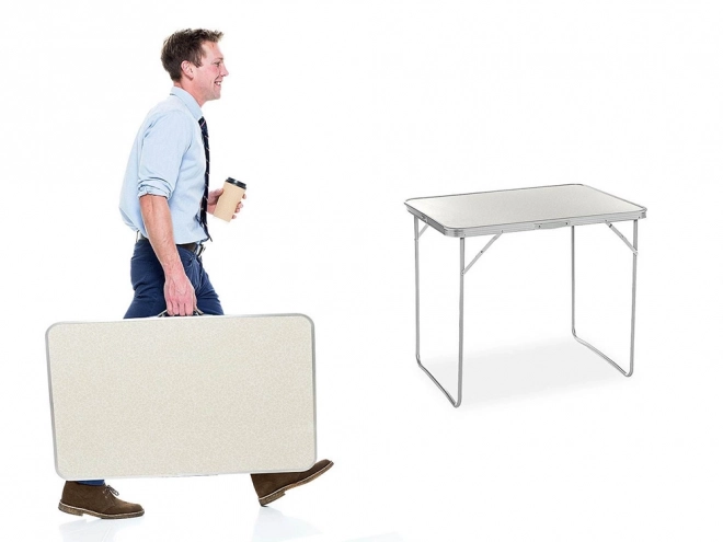 Table de camping pliable