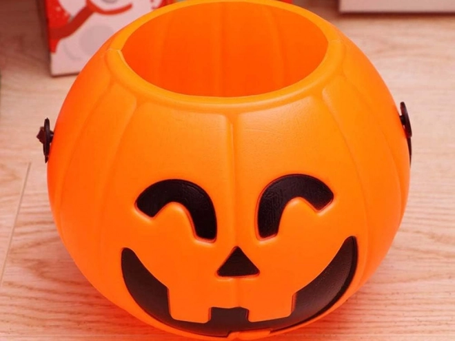 Seau à bonbons citrouille d'Halloween