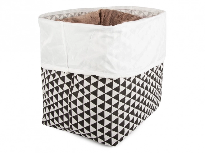 Panier à linge et jouets pliable et refermable
