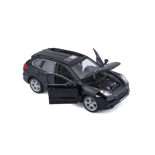 Modèle métallique Porsche Cayenne Turbo noir 1/24