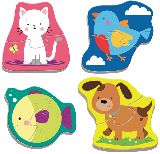 Puzzle bébé avec animaux - 8 pièces