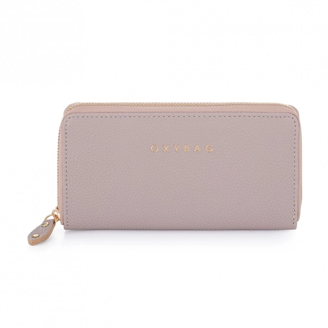 Portefeuille pour femme Mony L en cuir Mocca