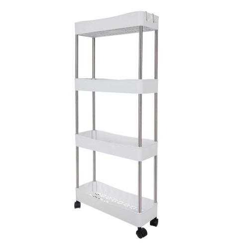 Étagère de salle de bain sur roulettes Ruhhy 24291