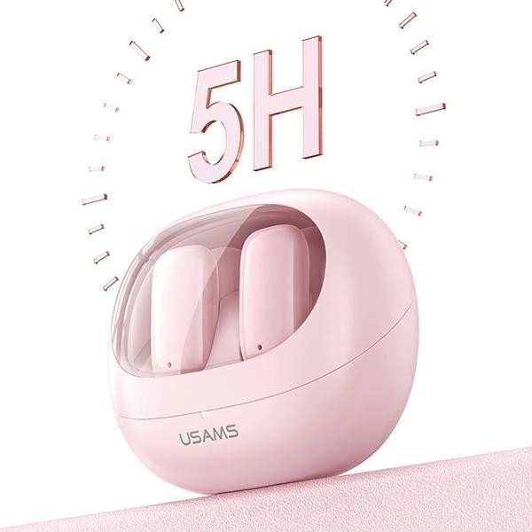Écouteurs sans fil Bluetooth 5.3 TWS rose