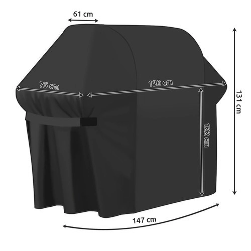 Couverture pour barbecue de jardin 147x61x122cm