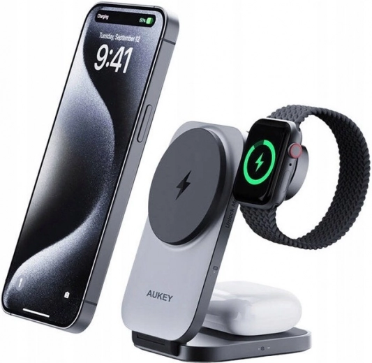 Recharge rapide Qi2 jusqu’à 15 W pour iPhone