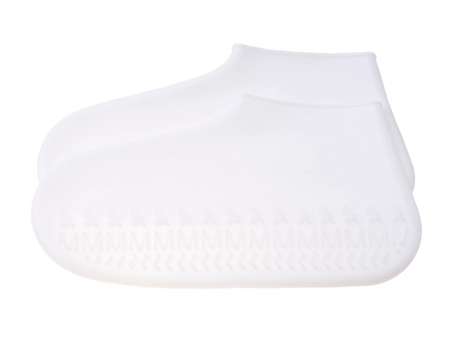 Protège-chaussures imperméables en caoutchouc taille "35-39" - blanc